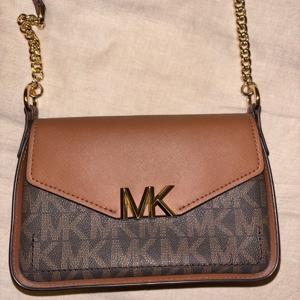 Michael Kors Brown Crossbody Bag - Picture 2 of 9